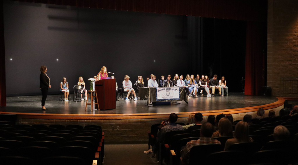 NJHS induction ceremony