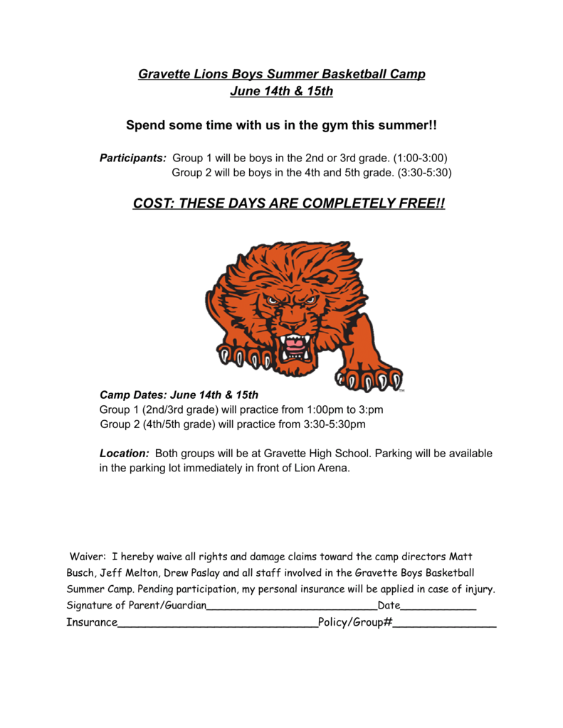 basketball camp